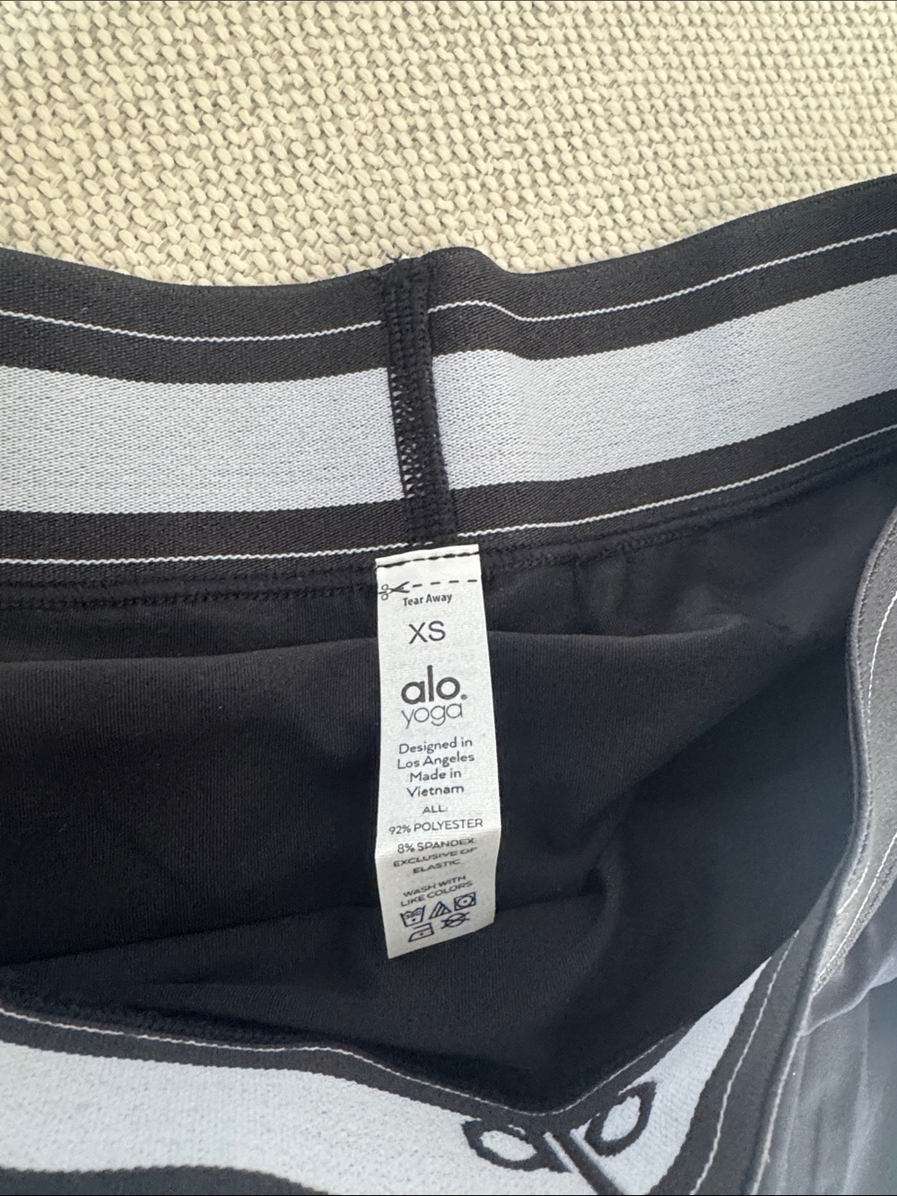 ALO Yoga Match Point Tennis Skirt Black - Picture 3 of 5